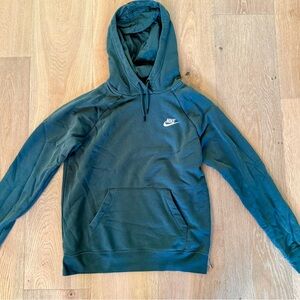 Nike Men's Dark Green Pullover Hoodie (slim)